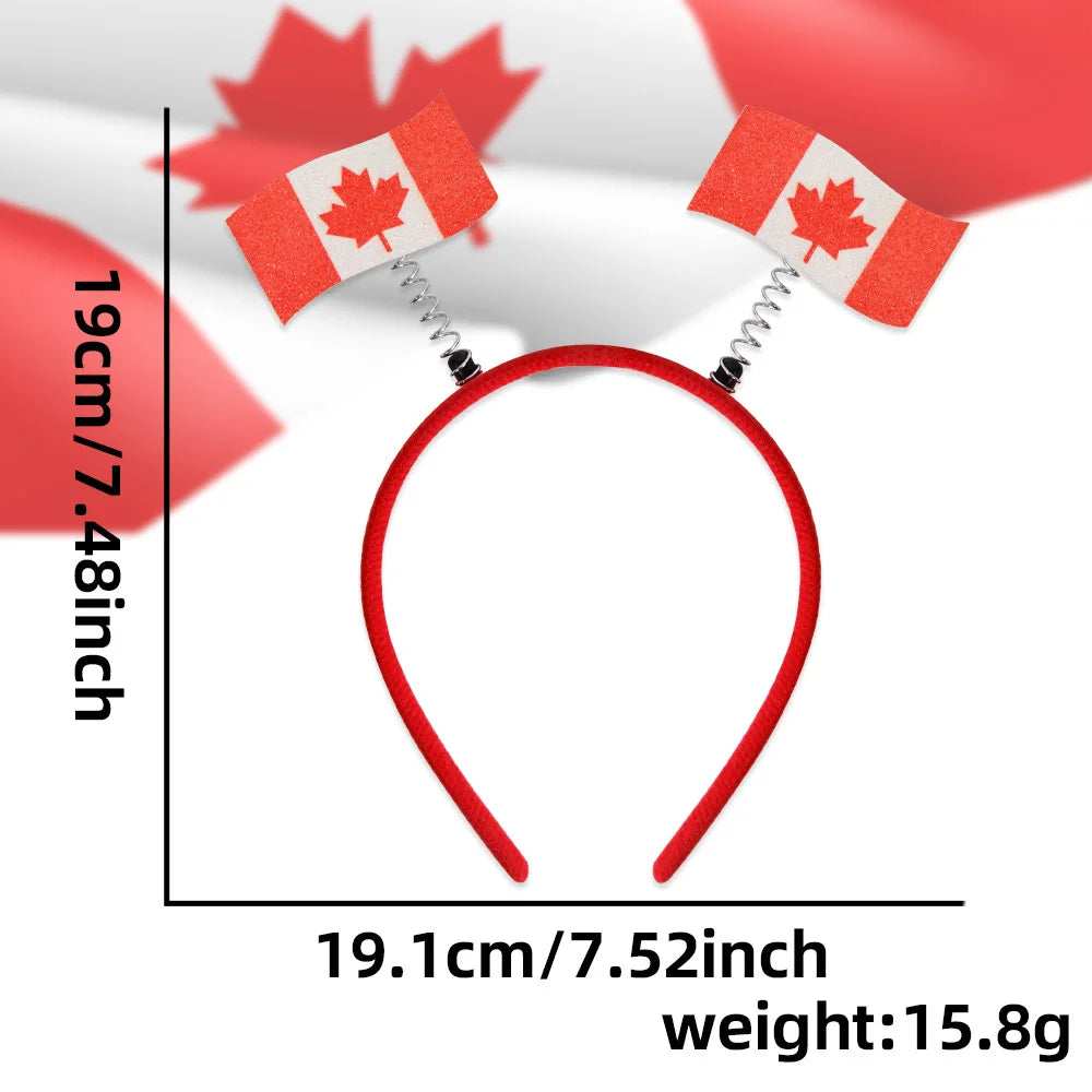 2026 World Football Festival Party Decor - Football Fans Cheer - Various Countries National Flag Headband Hair Hoop