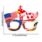 2026 World Football Competition Flag Eyeglass Frames, Soccer Fans Cheering Props for Cheerleading
