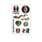 National Flag Tattoo Sticker for Football Games Face Sticker Temporary Body Art Decal for Sports Events
