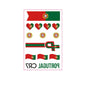 National Flag Tattoo Sticker for Football Games Face Sticker Temporary Body Art Decal for Sports Events