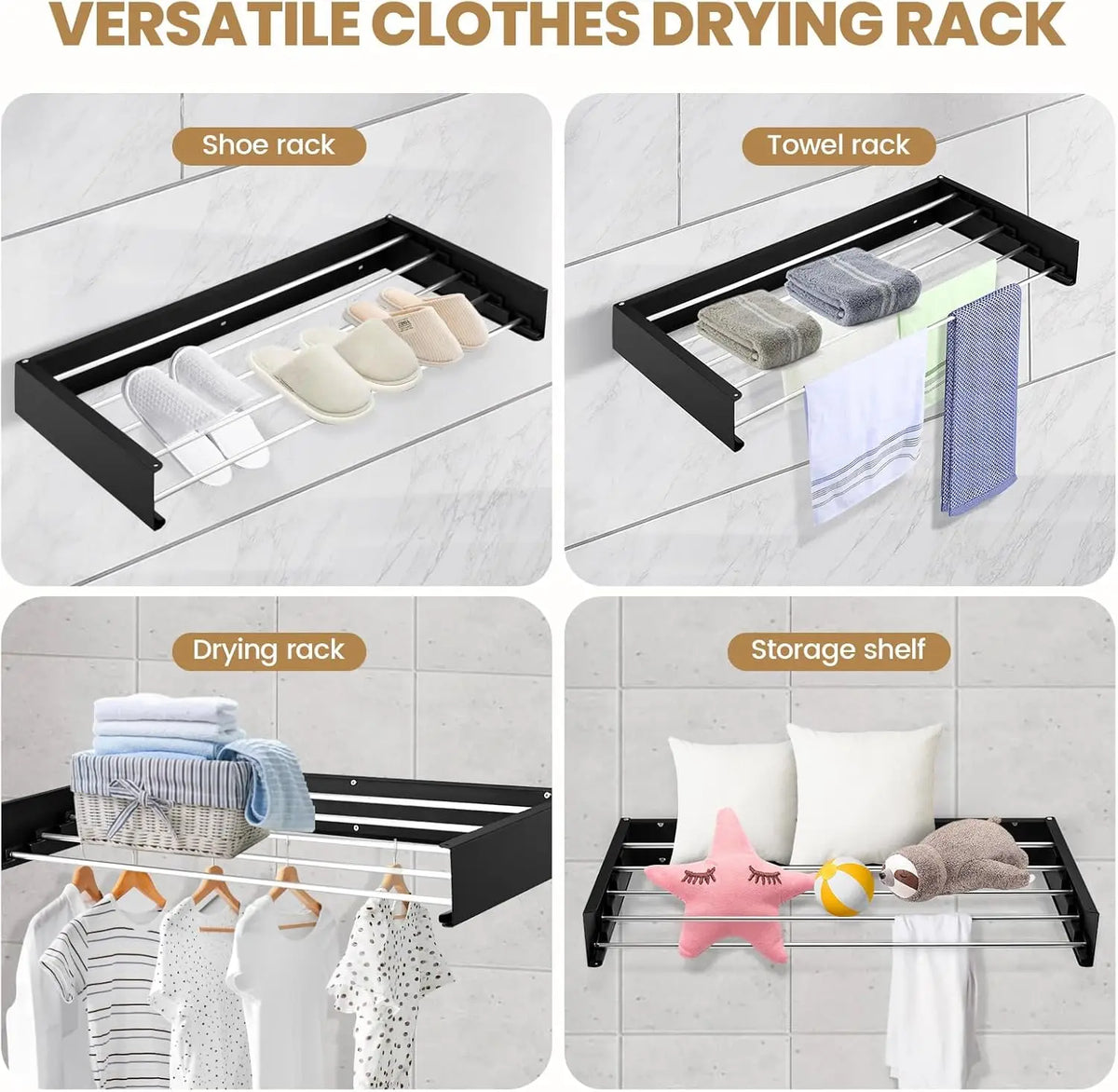 Wall Mounted Drying Rack