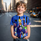 3D Print Messi Football for 2-14 Years Old Summer 2024 Kids Clothes Cool T-shirts for Children Stich Boys Children's Clothing