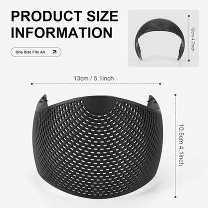 Hijab Hair Grip Band with Micro Dots, TPEE Elastic Non-Slip Headband Holds Hair,Comfortable Base Layer for Daily,Prayer,Sports