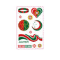 National Flag Tattoo Sticker for Football Games Face Sticker Temporary Body Art Decal for Sports Events
