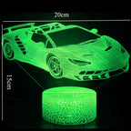 3D Car LED