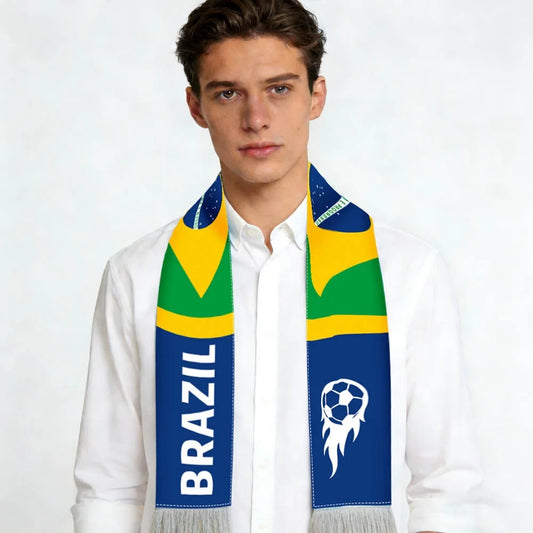 USA France Spain Portugal Football Scarf Soccer Fan Cheering Accessories Stadium Decoration Match Cheering Party Decoration