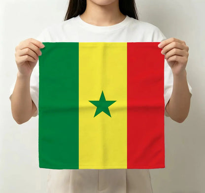 National Flag Printed Bandana Multi-Use Square Scarf for Sports Fans Sports Events Cheerleading Headband Headwrap Hairband