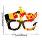 2026 World Football Competition Flag Eyeglass Frames, Soccer Fans Cheering Props for Cheerleading