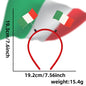 2026 World Football Festival Party Decor - Football Fans Cheer - Various Countries National Flag Headband Hair Hoop