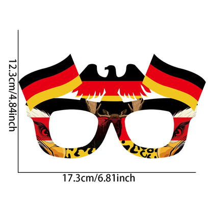2026 World Football Competition Flag Eyeglass Frames, Soccer Fans Cheering Props for Cheerleading