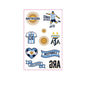 National Flag Tattoo Sticker for Football Games Face Sticker Temporary Body Art Decal for Sports Events