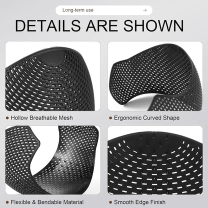 Hijab Hair Grip Band with Micro Dots, TPEE Elastic Non-Slip Headband Holds Hair,Comfortable Base Layer for Daily,Prayer,Sports