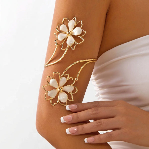Floral Cuff Bracelet