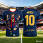 New Messi Football T Shirt For Kids Quick Dry Comfortable Breathable Soccer Jersey Boys Training Sportswear Summer Tops