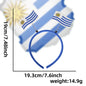2026 World Football Festival Party Decor - Football Fans Cheer - Various Countries National Flag Headband Hair Hoop