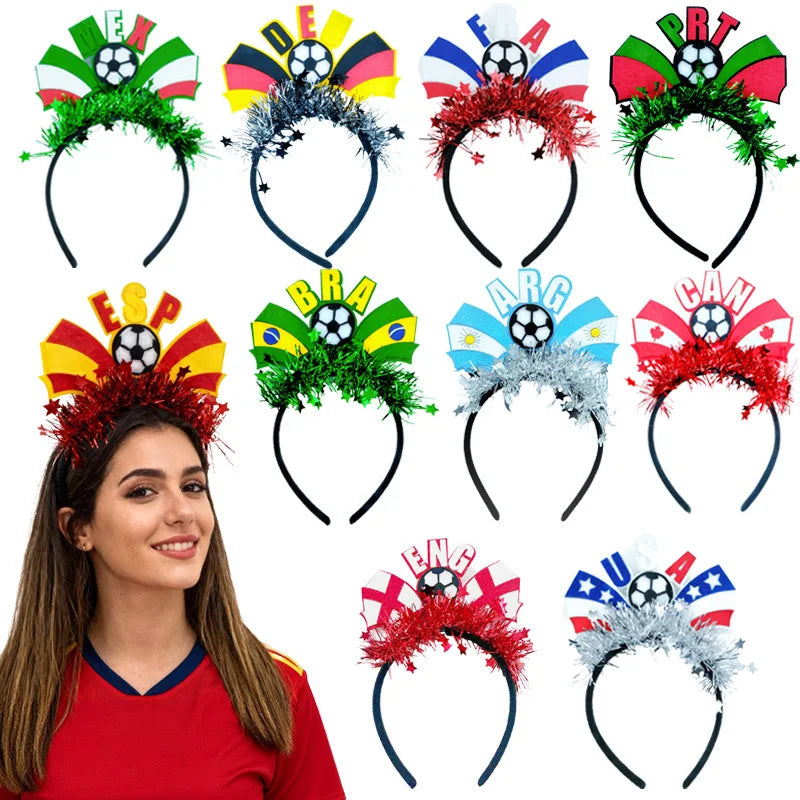 Football Fans Cheering Headbands, Football-themed Decorative Headband, Football Headband Suitable for Adults and Children