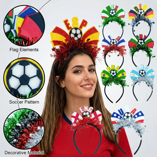 Football Fans Cheering Headbands, Football-themed Decorative Headband, Football Headband Suitable for Adults and Children