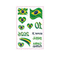 National Flag Tattoo Sticker for Football Games Face Sticker Temporary Body Art Decal for Sports Events